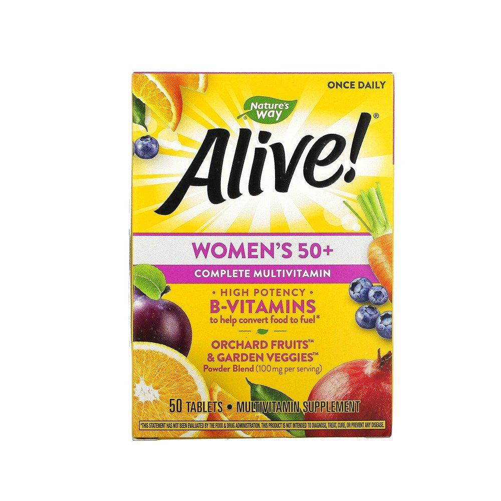 Alive Women’s 50+ Complete Multivitamin 50CT in Pakistan - Buy Vitamins