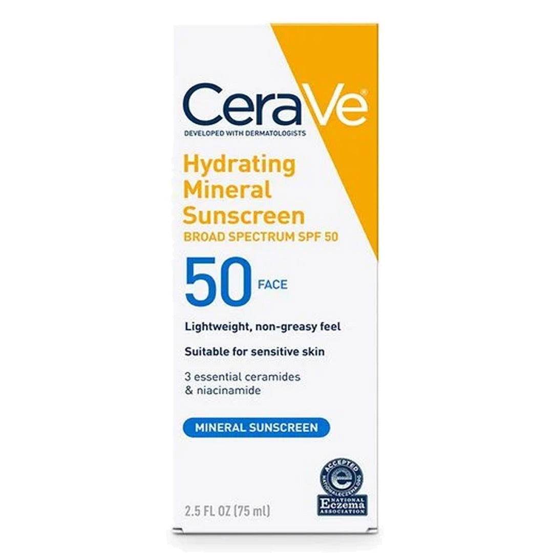 CeraVe Hydrating Mineral Sunscreen SPF 50 Face Lotion in Pakistan - Buy Vitamins