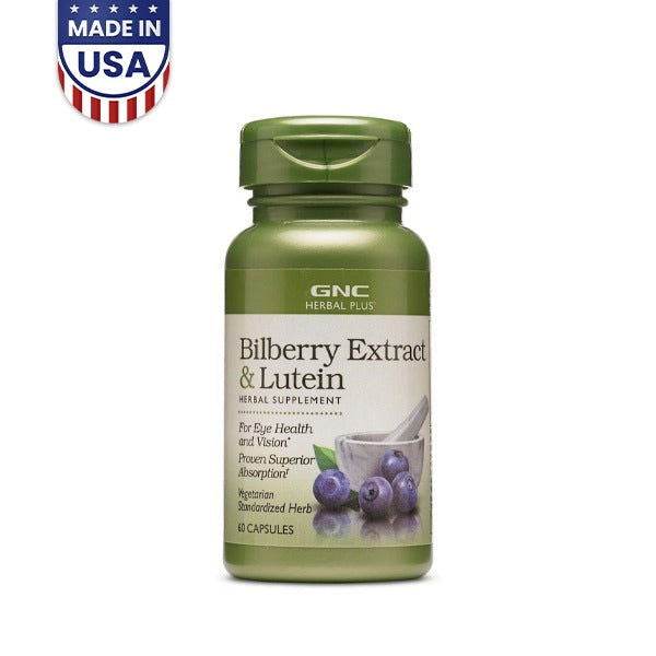 GNC Herbal Plus Bilberry Extract & Lutein 60ct in Pakistan - Buy Vitamins