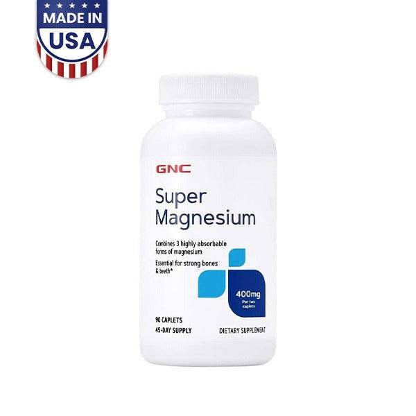 GNC Super Magnesium 400mg 90 ct in Pakistan - Buy Vitamins