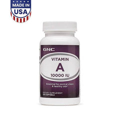 GNC Vitamin A 10000 IU 100 Softgels in Pakistan - Buy Vitamins