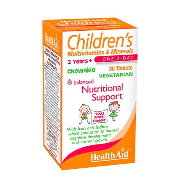 HealthAid Children's MultiVitamin + Minerals Chewable Tablets in Pakistan - Buy Vitamins