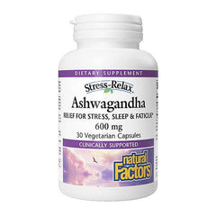 Natural Factors Ashwagandha 600mg 30 CT in Pakistan - Buy Vitamins
