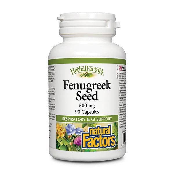 Natural Factors Fenugreek Seed 500 mg, 90 Ct in Pakistan - Buy Vitamins