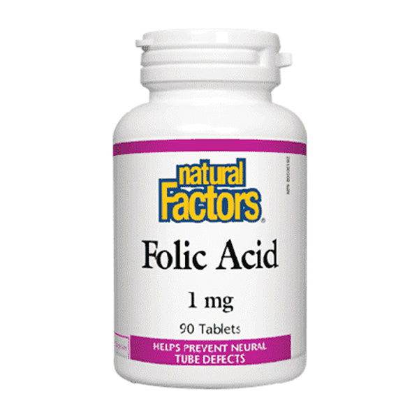 Natural Factors Folic Acid, 90 Ct in Pakistan - Buy Vitamins