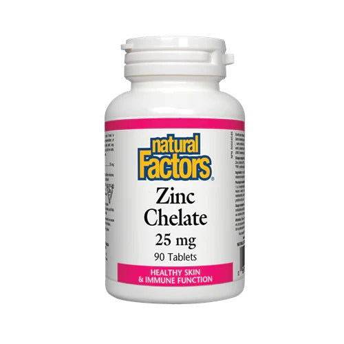 Natural Factors Zinc Chelate 25mg, 90 Ct in Pakistan - Buy Vitamins