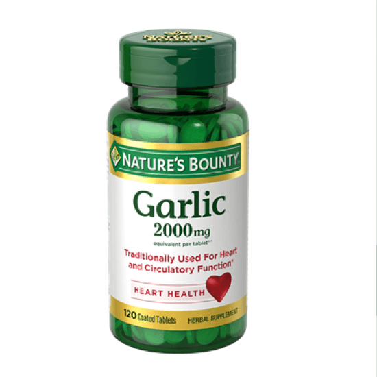 Natures BOUNTY GARLIC 2000MG 120ct in Pakistan - Buy Vitamins