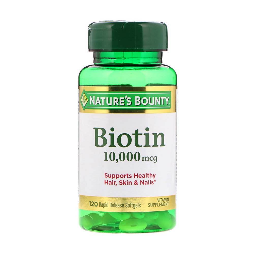 Natures Bounty Biotin 10000 mcg 120 Softgels in Pakistan - Buy Vitamins