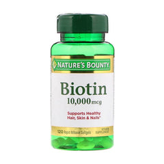 Natures Bounty Biotin 10000 mcg 120 Softgels in Pakistan - Buy Vitamins
