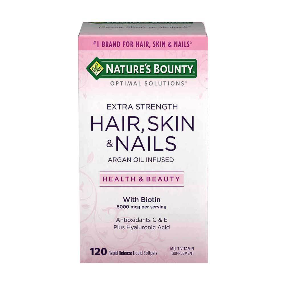 Natures Bounty Extra Strength Hair, Skin, Nails 120 Softgels in Pakistan - Buy Vitamins