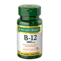 Natures Bounty Vitamin B12 1000mcg in Pakistan - Buy Vitamins