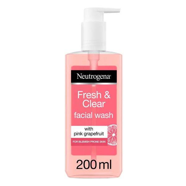 Neutrogena Fresh & Clear Pink Grapefruit Facial Wash – 200ml in Pakistan - Buy Vitamins