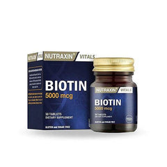 Nutraxin Biotin 5000 mcg 30 Tab in Pakistan - Buy Vitamins