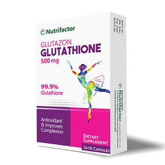 Nutrifactor Glutazon Glutathione 500mg, 30 Ct in Pakistan - Buy Vitamins