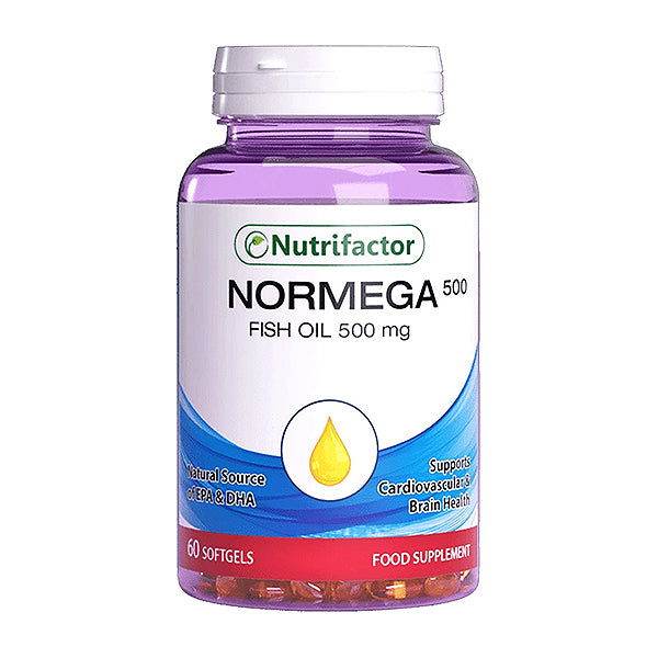 Nutrifactor Normega Fish Oil 500mg, 60 Ct in Pakistan - Buy Vitamins