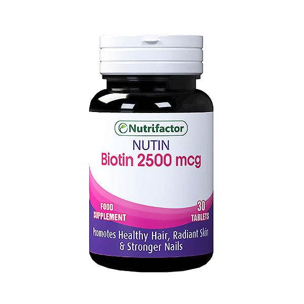 Nutrifactor Nutin (Biotin 2500 mcg), 30 Ct in Pakistan - Buy Vitamins