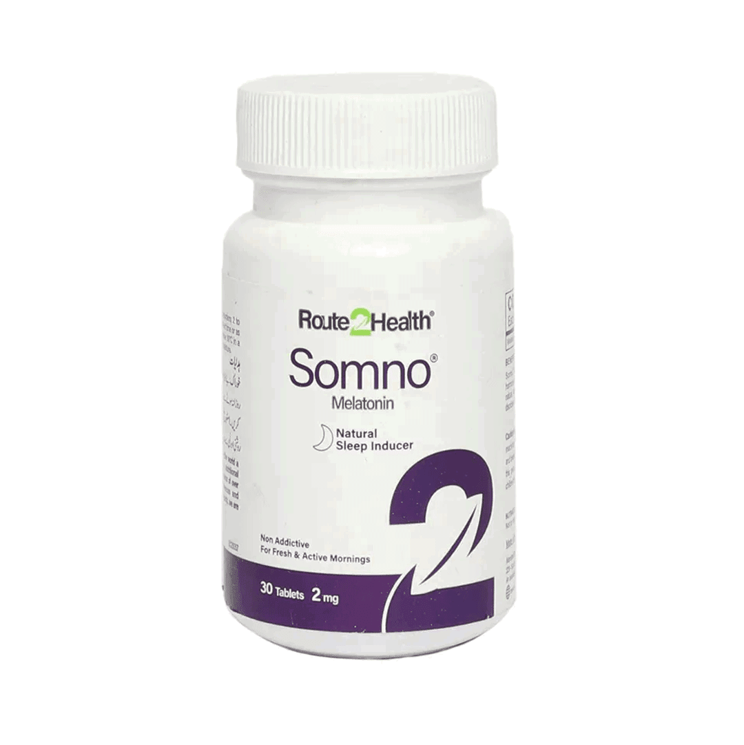 Somno (Melatonin) 2 mg - Route2Health in Pakistan - Buy Vitamins