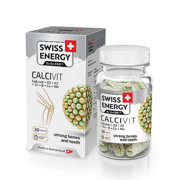 Swiss Energy Calcivit (Calcium + D3 + K2), 30 Ct in Pakistan - Buy Vitamins