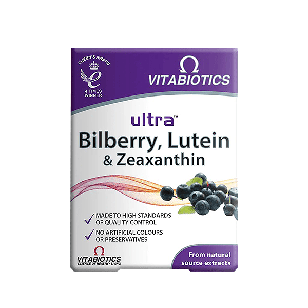 Vitabiotics Ultra Bilberry Lutein & Zeaxanthin 30 Tablets in Pakistan - Buy Vitamins