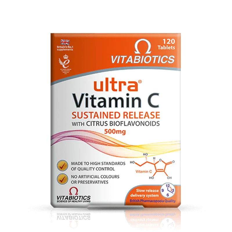 Vitabiotics Ultra Vitamin C 60ct in Pakistan - Buy Vitamins