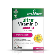 Vitabiotics Ultra Vitamin D 3000IU 96ct in Pakistan - Buy Vitamins