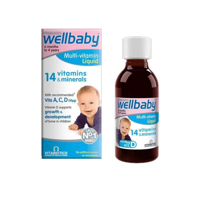 Vitabiotics Wellbaby Multi-vitamin Liquid in Pakistan - Buy Vitamins