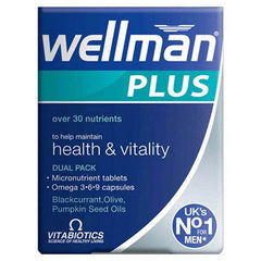 Vitabiotics Wellman Plus Omega 3-6-9 in Pakistan - Buy Vitamins