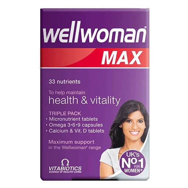 Vitabiotics Wellwoman Max 33ct in Pakistan - Buy Vitamins