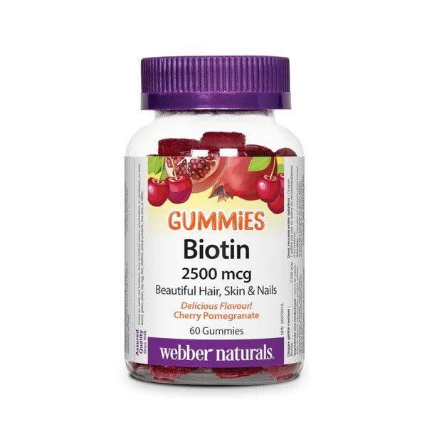 Webber Naturals Biotin Gummies 2500 mcg, 60 Ct in Pakistan - Buy Vitamins
