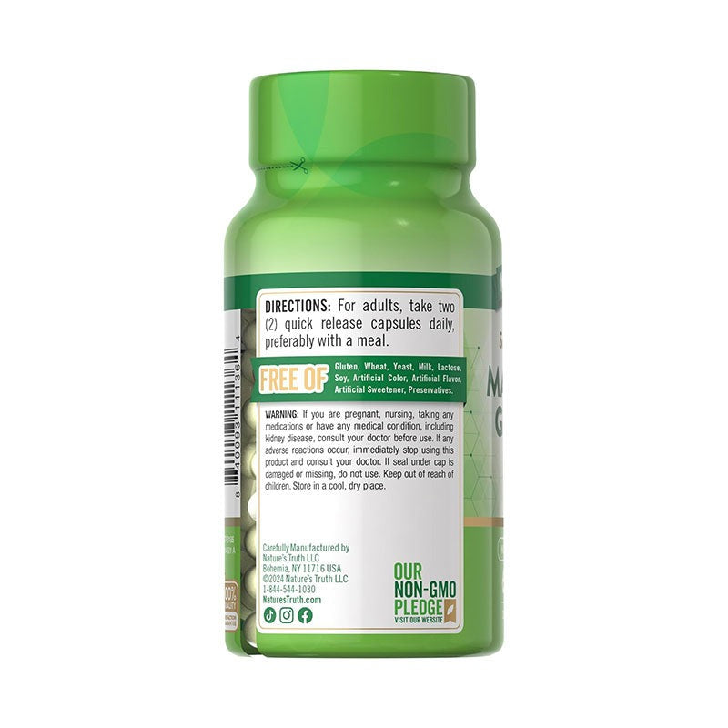 Nature's Truth Magnesium Glycinate 200mg 60Ct