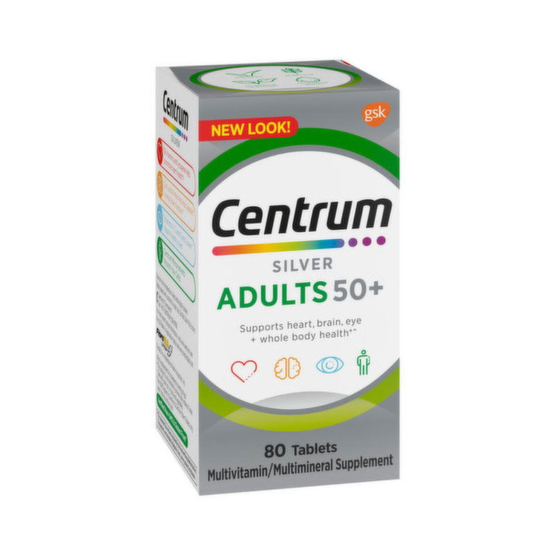 Centrum Silver Adults 50+ 80ct - Buy Vitamins