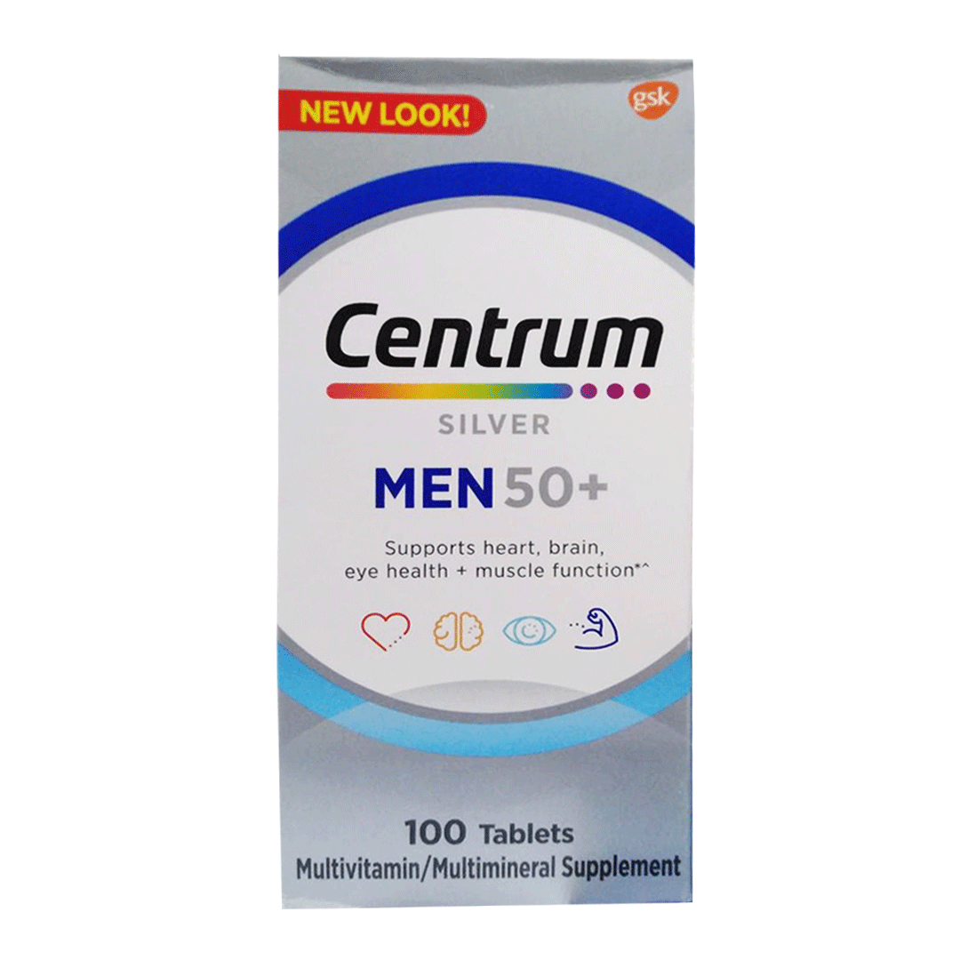 Centrum Silver Men 50+ 100ct - Buy Vitamins