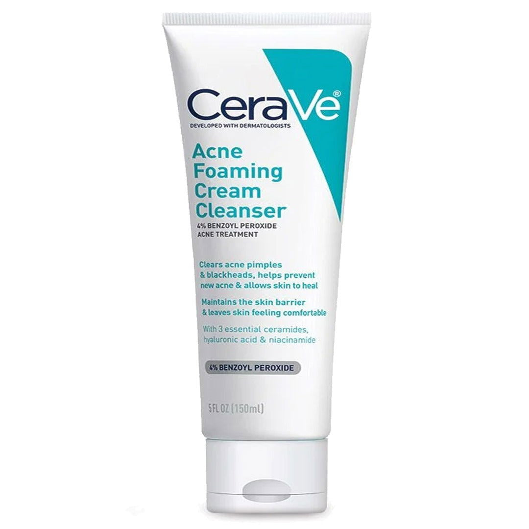 CeraVe Acne Foaming Cream Cleanser, 150ml - Buy Vitamins