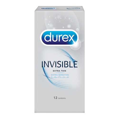 Durex Invisible Extra Thin Condoms (12pcs) - Buy Vitamins