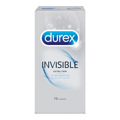 Durex Invisible Extra Thin Condoms (12pcs) in Pakistan - Buy Vitamins