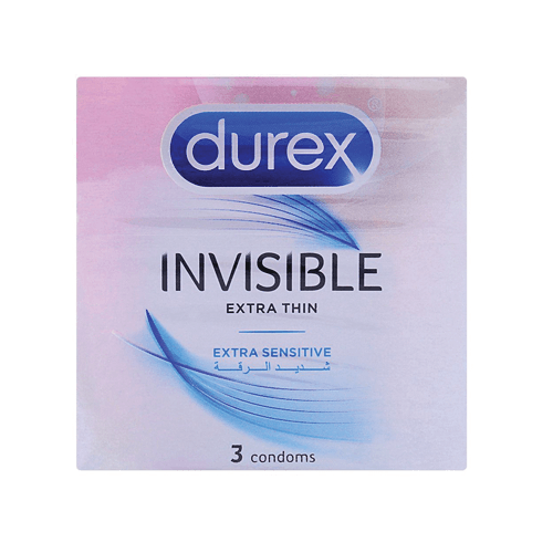 Durex Invisible Extra Thin Condoms (3pcs) in Pakistan - Buy Vitamins
