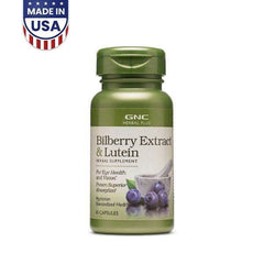 GNC Herbal Plus Bilberry Extract & Lutein 60ct in Pakistan - Buy Vitamins