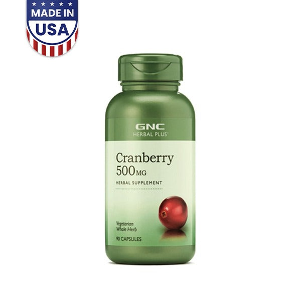 GNC Herbal Plus Cranberry 500mg 90ct - Buy Vitamins