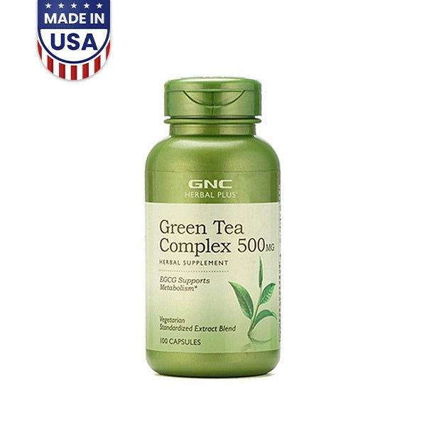 GNC Herbal Plus Green Tea Complex 500mg 100ct in Pakistan - Buy Vitamins