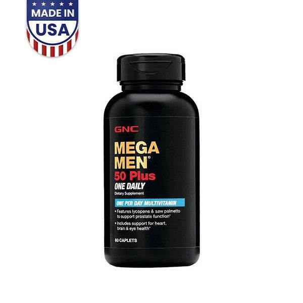 GNC MEGA MEN 50 Plus One Daily 60 CT in Pakistan - Buy Vitamins