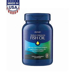 GNC Triple Strength Fish Oil 60 Softgels in Pakistan - Buy Vitamins