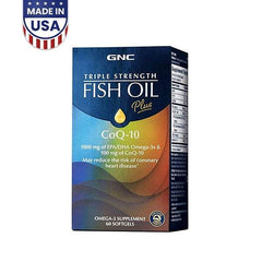 GNC Triple Strength Fish Oil Plus CoQ10 60CT in Pakistan - Buy Vitamins
