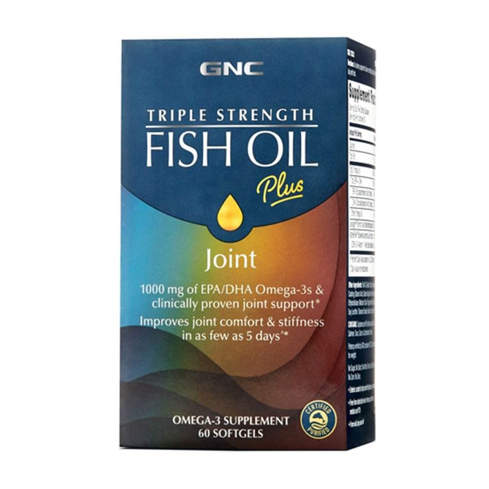 GNC Triple Strength Fish Oil Plus Joint 60C in Pakistan - Buy Vitamins