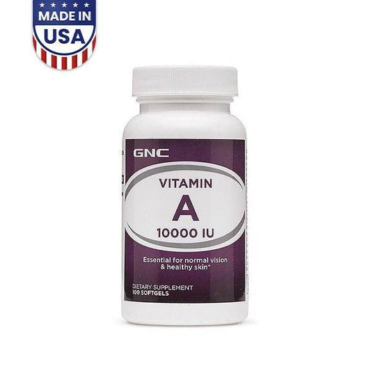 GNC Vitamin A 10000 IU 100 Softgels in Pakistan - Buy Vitamins