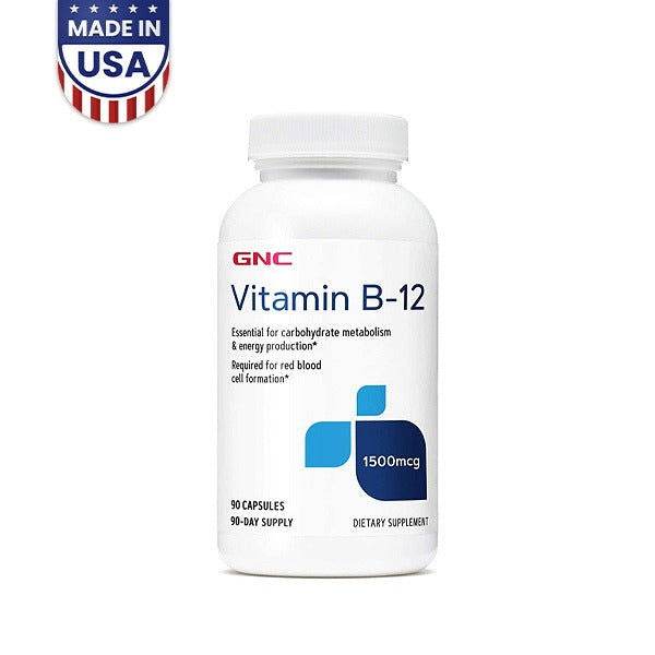 GNC Vitamin B-12 1500mcg 90Ct in Pakistan - Buy Vitamins