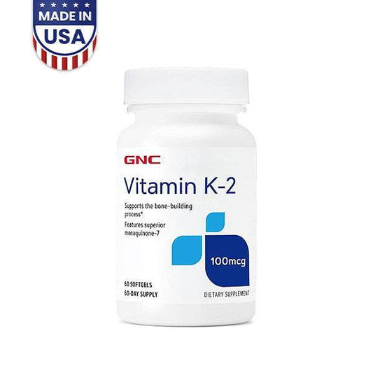 GNC Vitamin K2 100mcg 60 Softgels in Pakistan - Buy Vitamins
