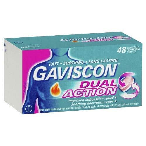 Gaviscon Extra Chewable 48 Tablets UK Imported in Pakistan - Buy Vitamins