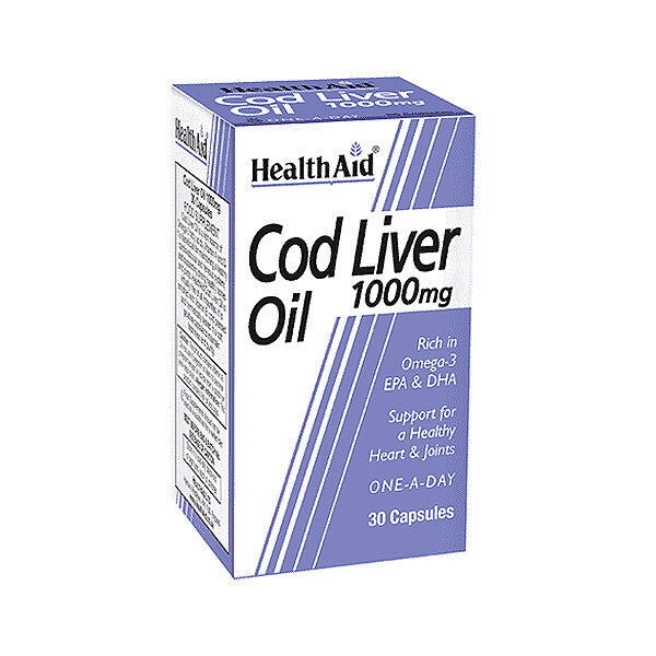 HealthAid Cod Liver Oil 1000mg - Buy Vitamins