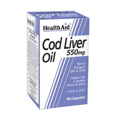 HealthAid Cod Liver Oil 550mg - Buy Vitamins