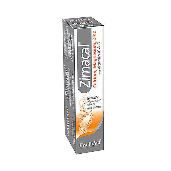 HealthAid Zimacal (Calcium, Magnesium, Zinc, Vit D, Vit K) 20Ct in Pakistan - Buy Vitamins